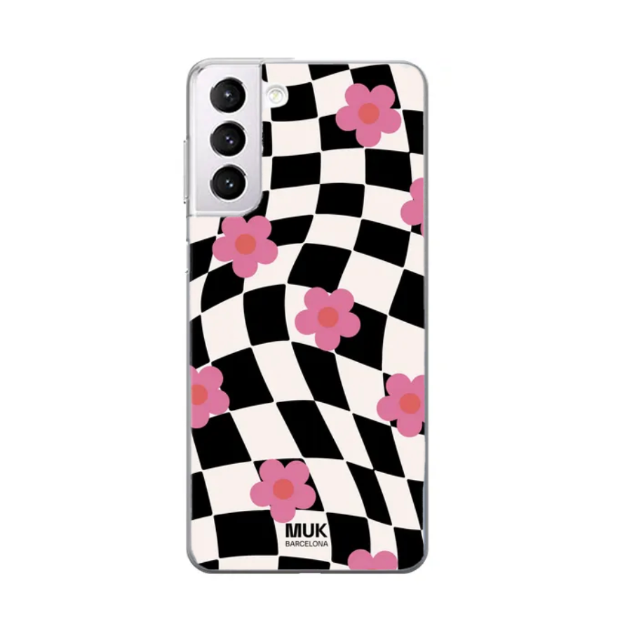 Funda de móvil Chess Flowers