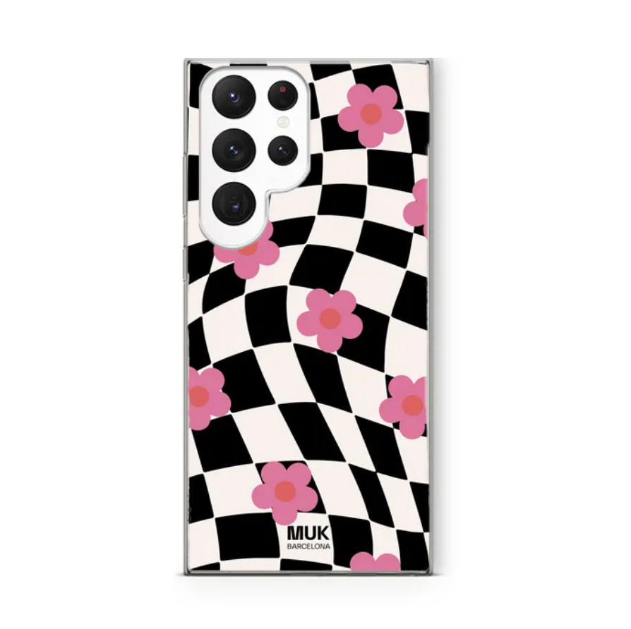Funda de móvil Chess Flowers