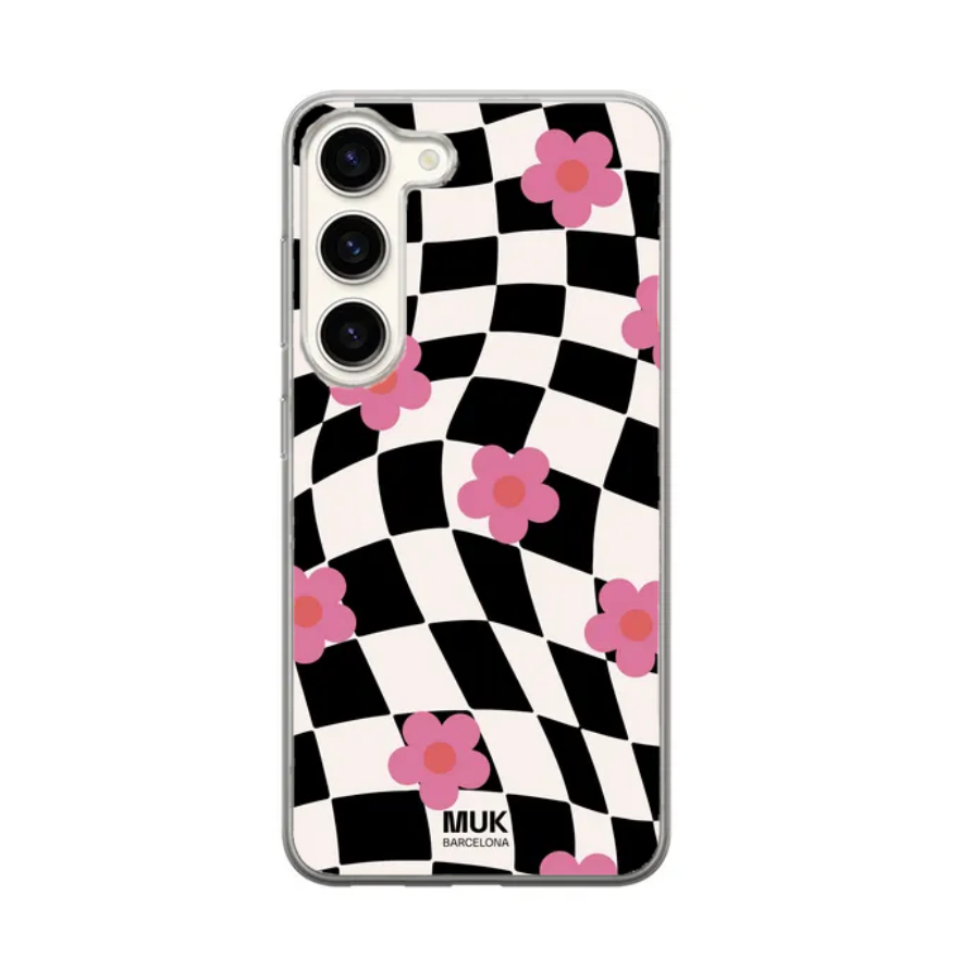 Funda de móvil Chess Flowers