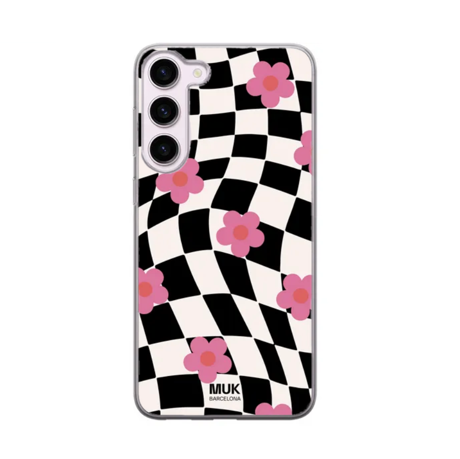 Funda de móvil Chess Flowers