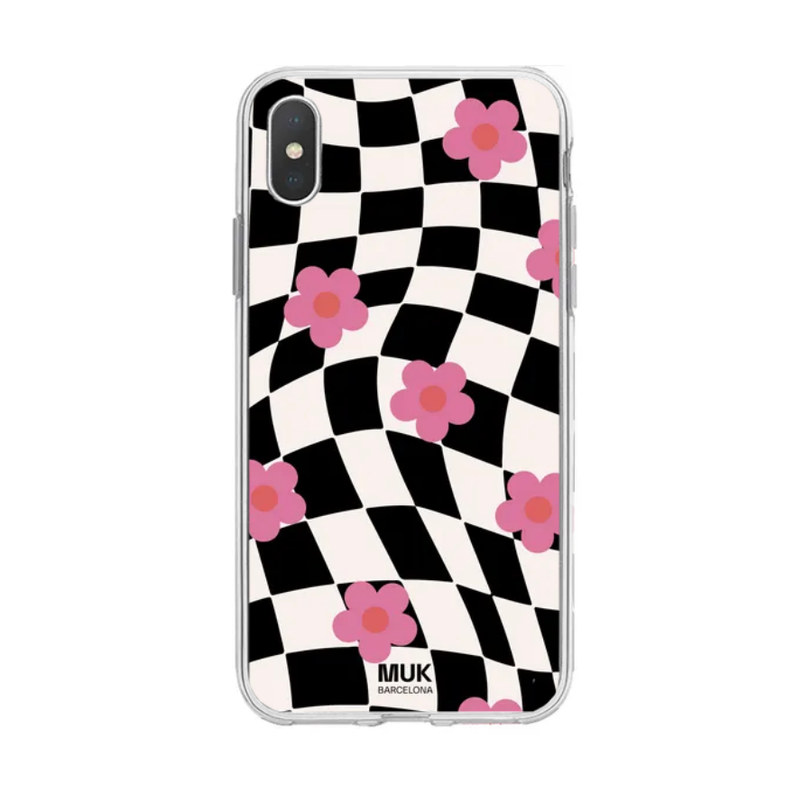 Funda de móvil Chess Flowers