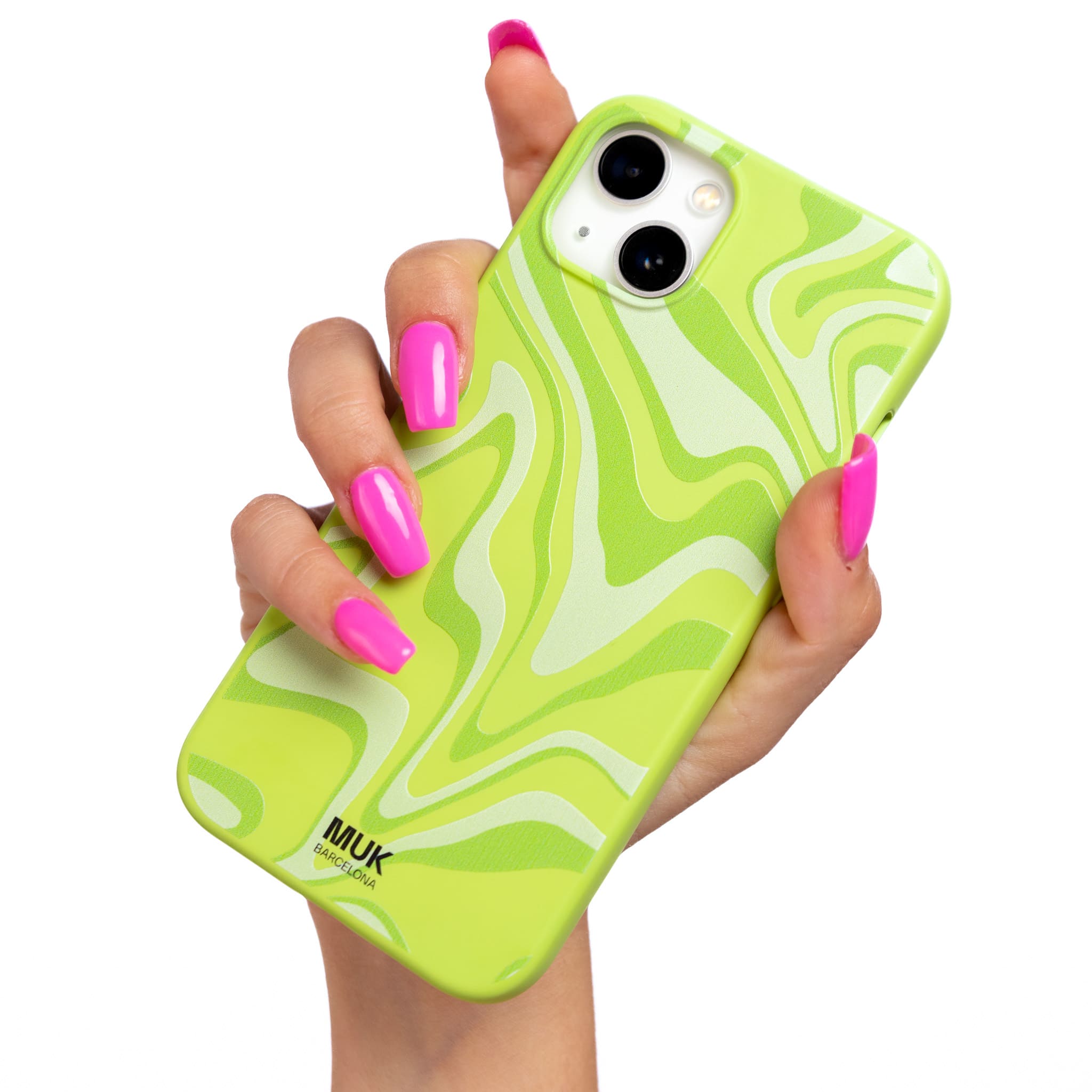 Lime TPU  case with distorted effect.
