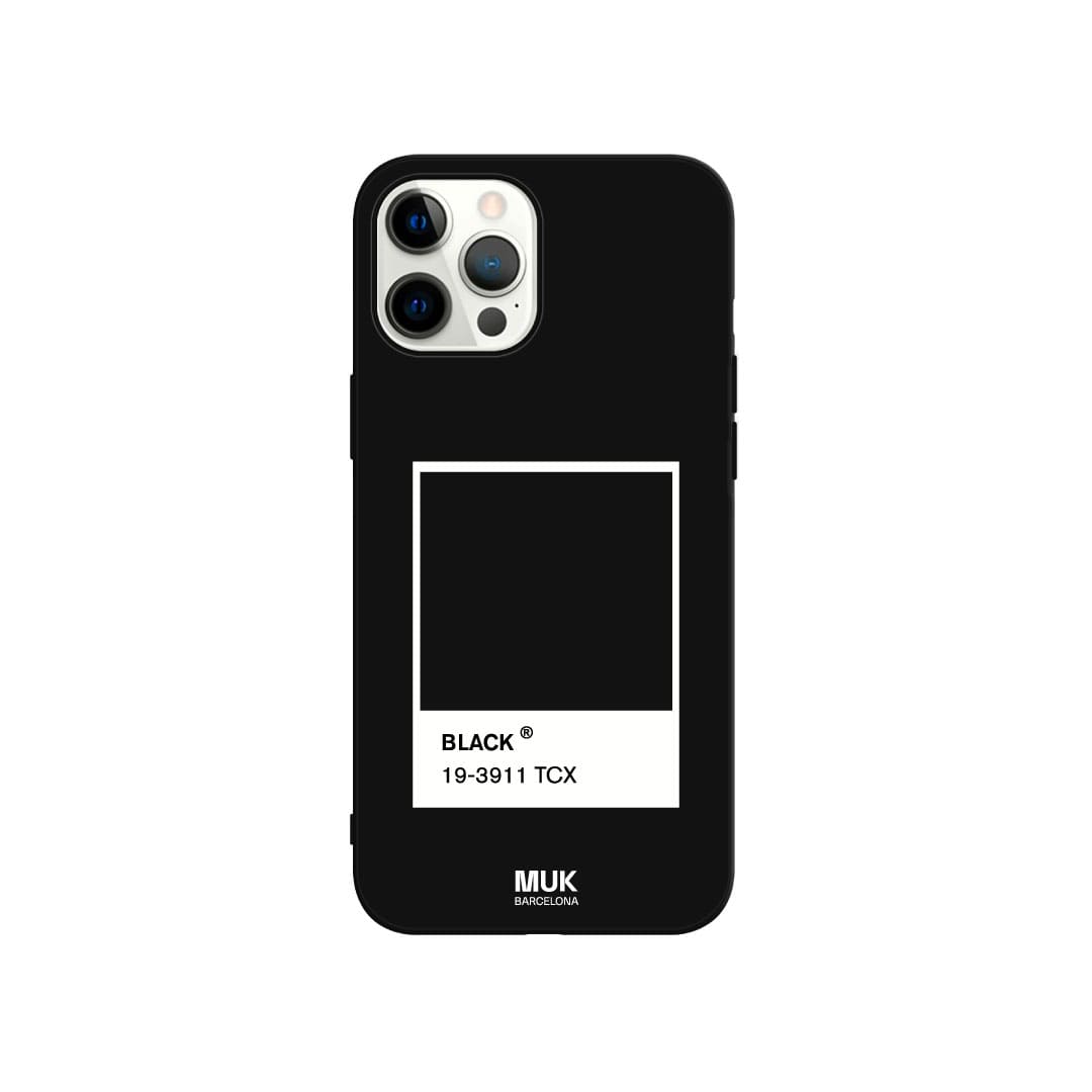 Black TPU  case with white pantone frame design.
