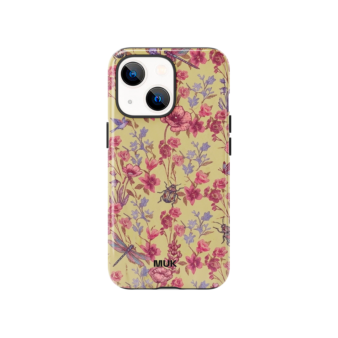 Tough Magsafe phone case - Insect Flowers