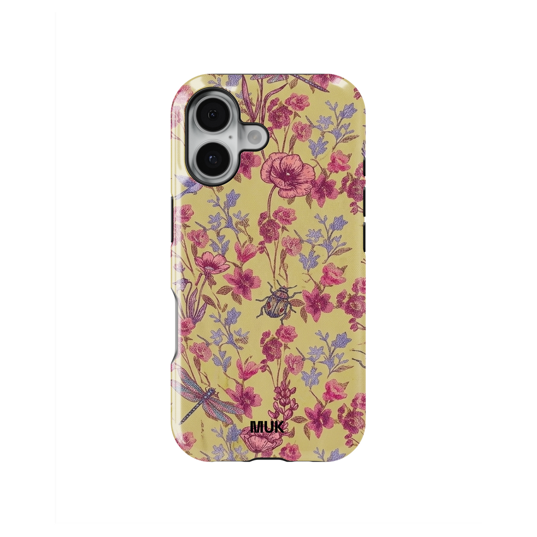 Tough Magsafe phone case - Insect Flowers