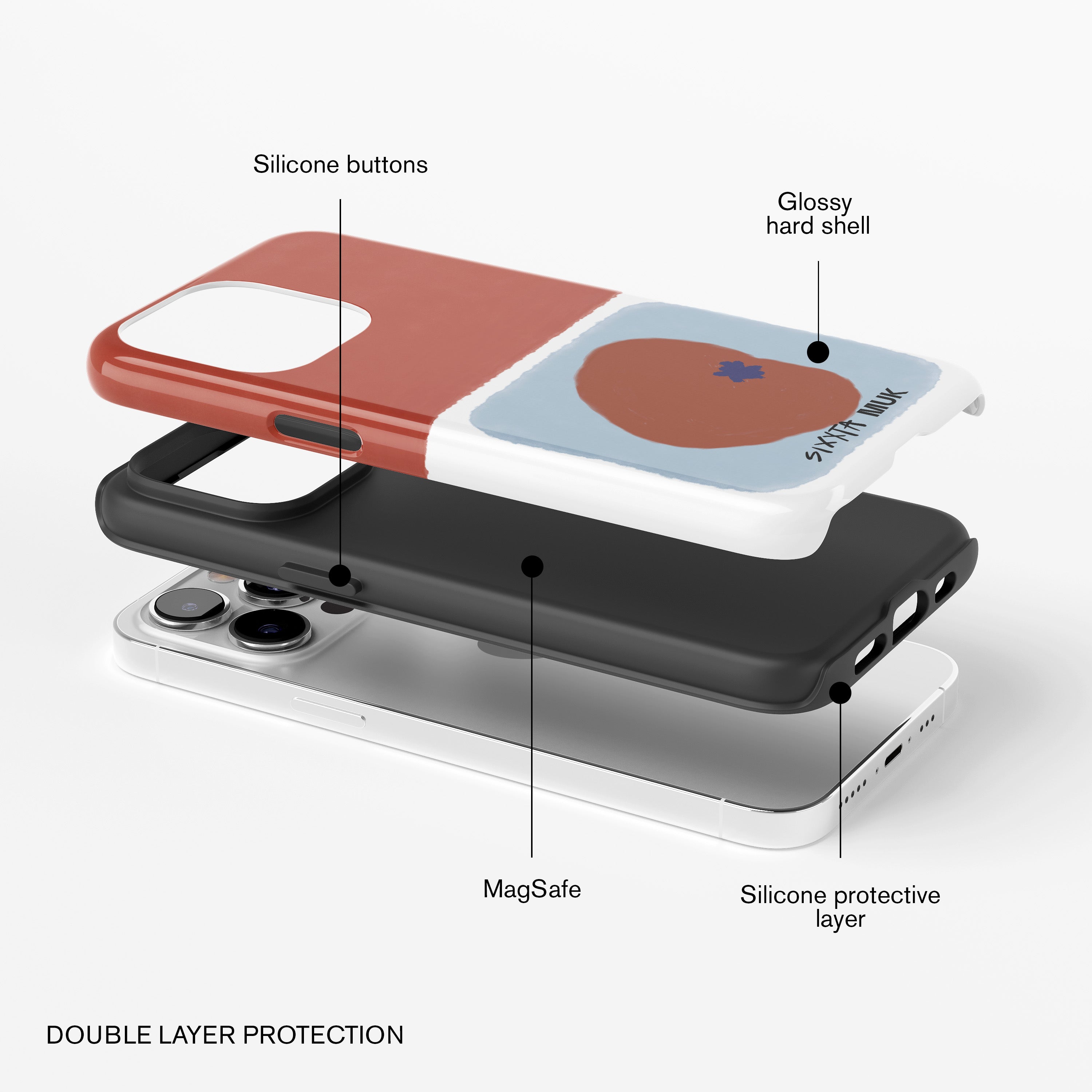 Funda de móvil Tough Magsafe - Big Tomatoe - Sixxta x Muk