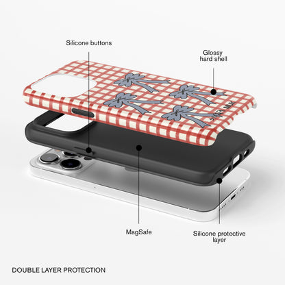 Funda de móvil Tough Magsafe - Bow pattern - Sixxta x Muk
