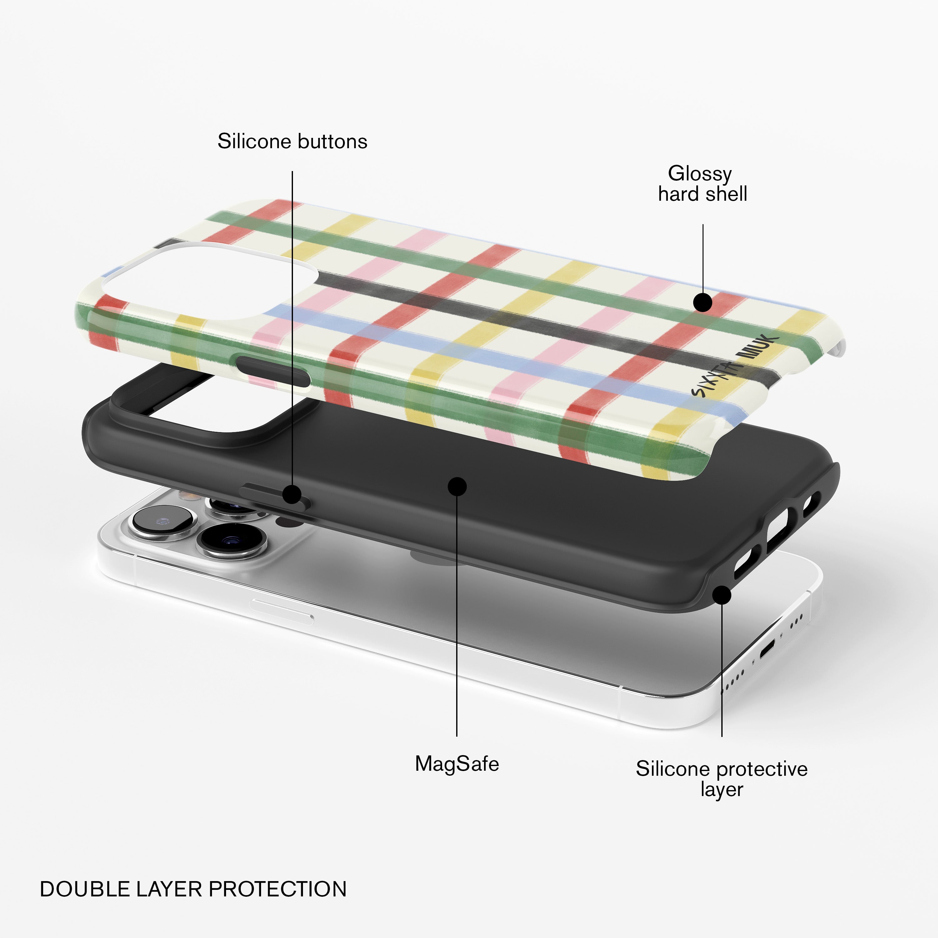 Funda de móvil Tough Magsafe - Confetti - Sixxta x Muk