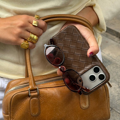 Funda de móvil Criss Cross Brown