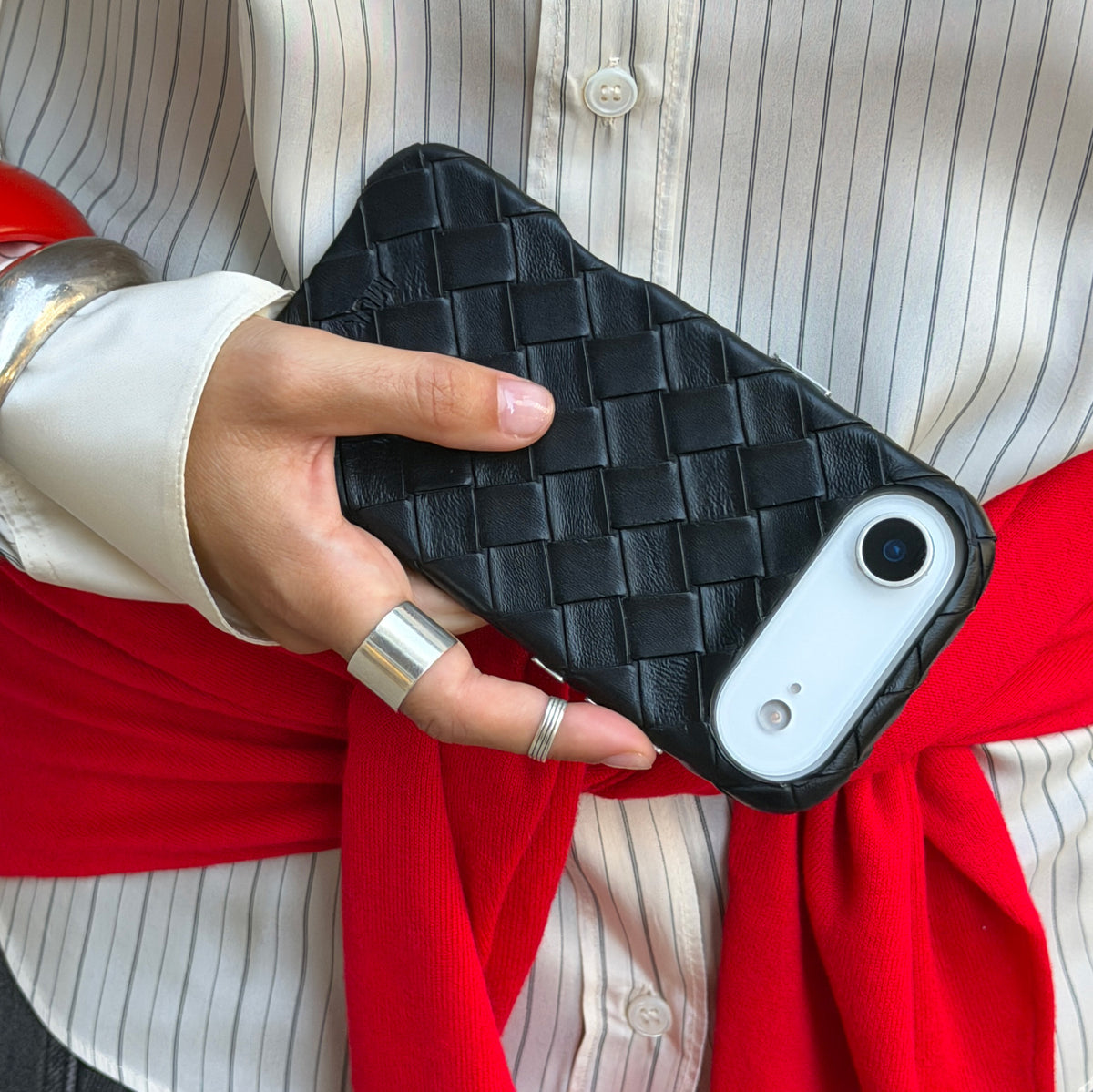 Funda de móvil Criss Cross Black