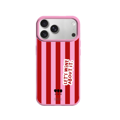 Funda de móvil Let's Wine About It - Pink - Tómatelo con vino