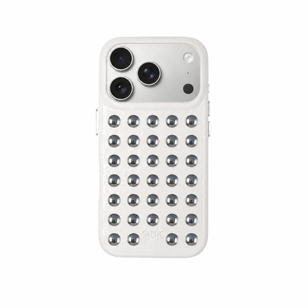 Funda de móvil Full Studs Case - White