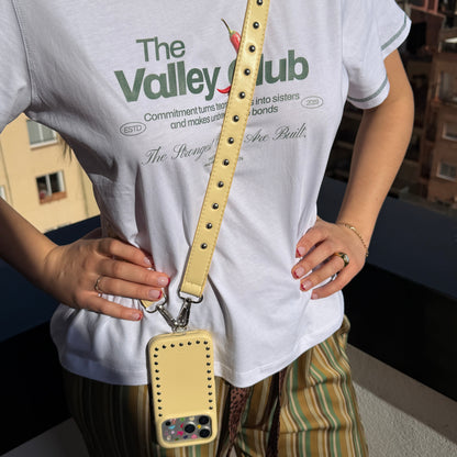 Cuerda piel tachas - Butter