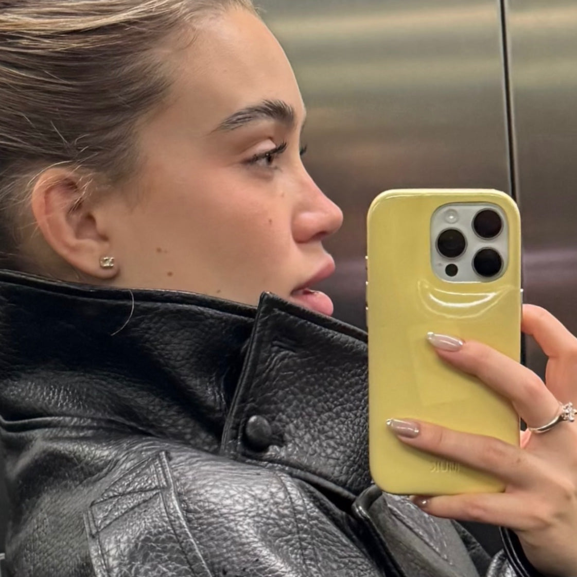 Funda de móvil Charol Puffy Lemon