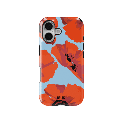 Funda de móvil Tough Magsafe - Amapolas Blue