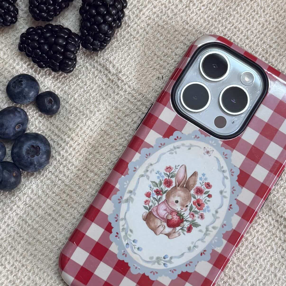Funda de móvil Tough Magsafe - Bunny Vichy