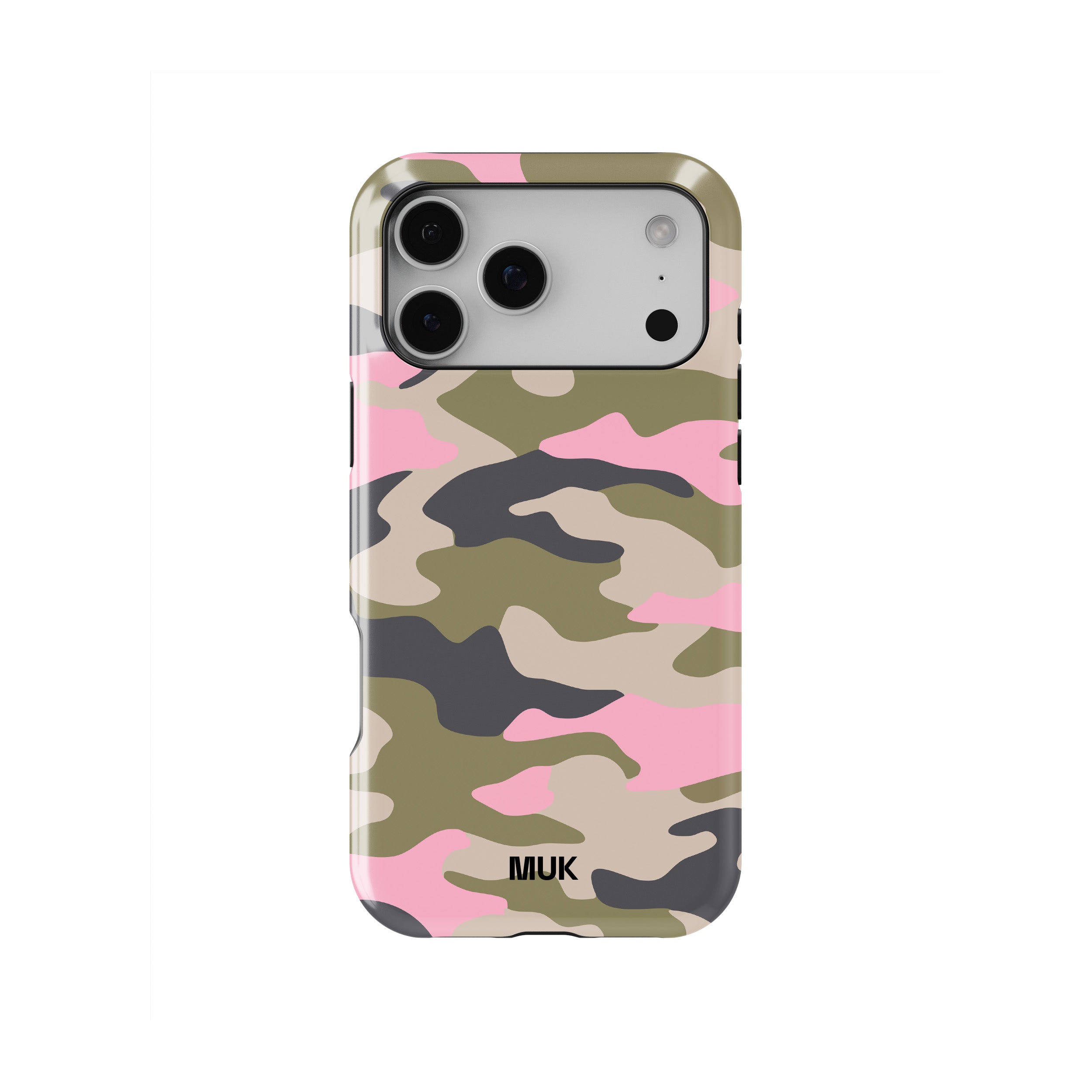 Funda de móvil Tough Magsafe - Camo Green Pink