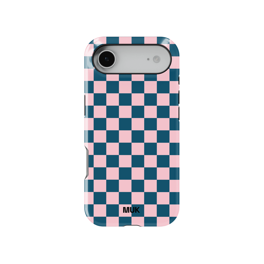 Tough Magsafe Phone Case - Chess Pink Blue