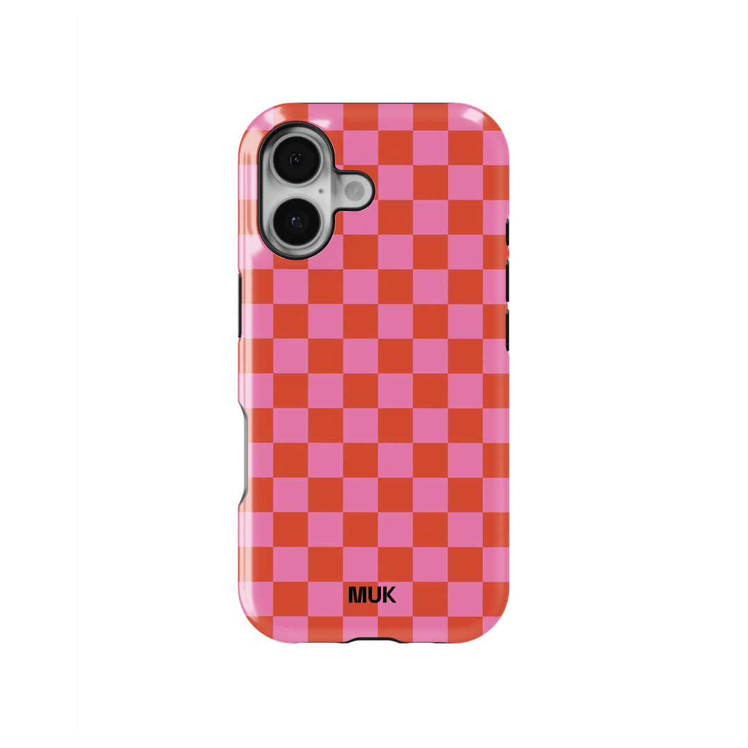 Tough Magsafe Phone Case - Chess Pink Red