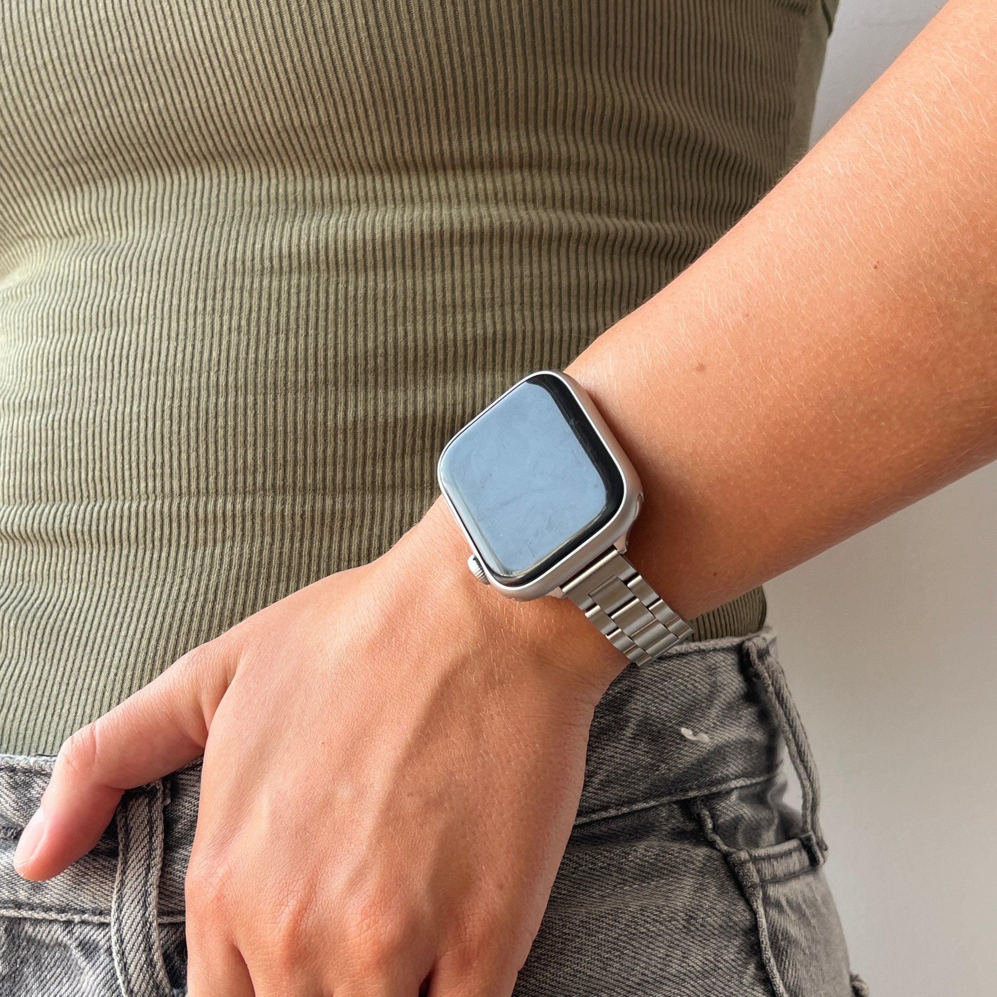 Correa Apple Watch Metálica - Silver