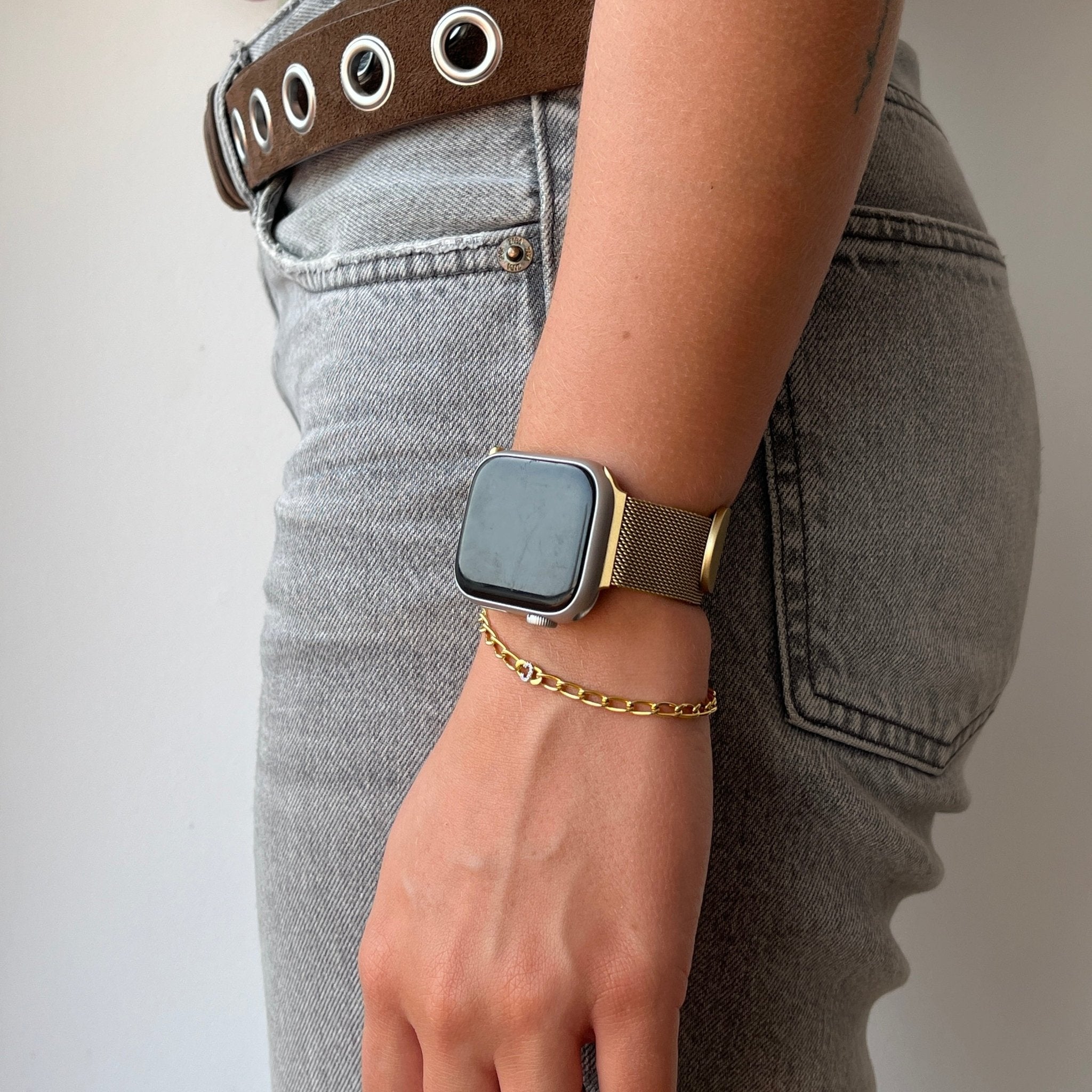Correa Apple Watch Metalizada - Gold