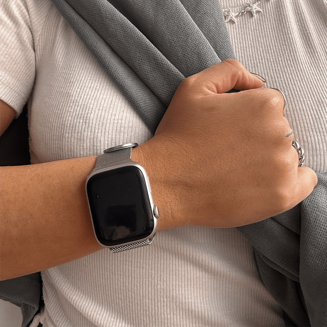 Correa Apple Watch Metalizada - Silver