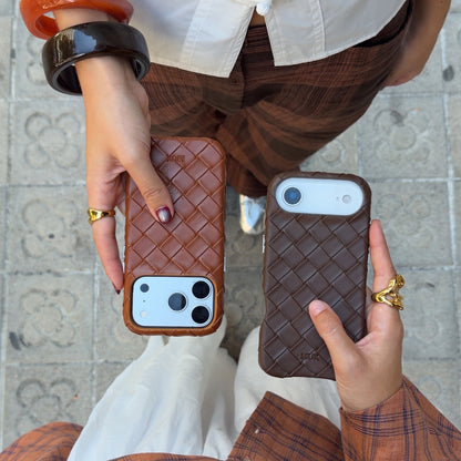 Funda de móvil Criss Cross Brown