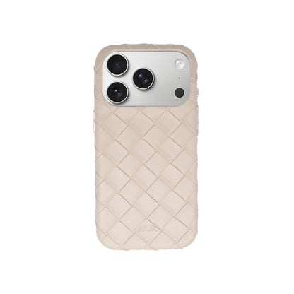 Criss Cross Beige phone case