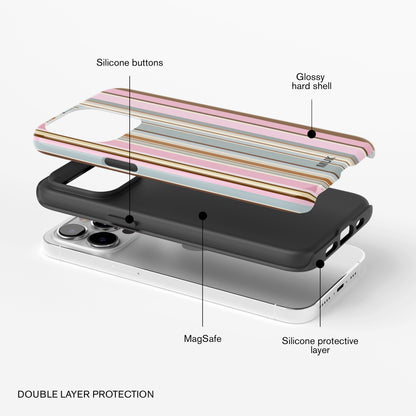 Funda de móvil Tough Magsafe - Color Stripes