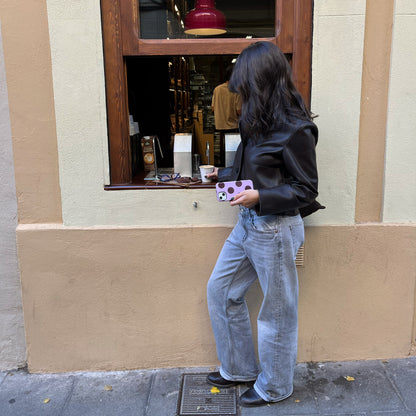 Funda de móvil Tough Magsafe - Dots Pink Brown