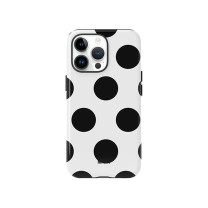 Funda de móvil Tough Magsafe -Big Dots Black and White