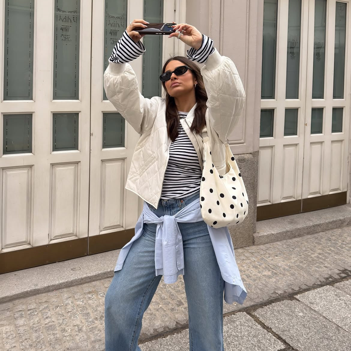 Funda de móvil Charol Puffy Brown