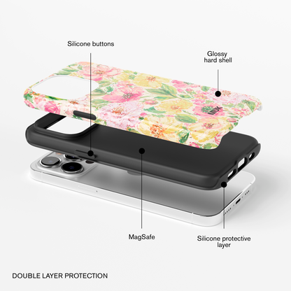Funda de móvil Tough Magsafe - Floral Pattern
