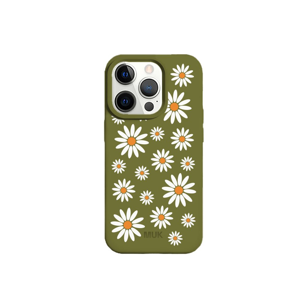 Funda de móvil Daisies - Green