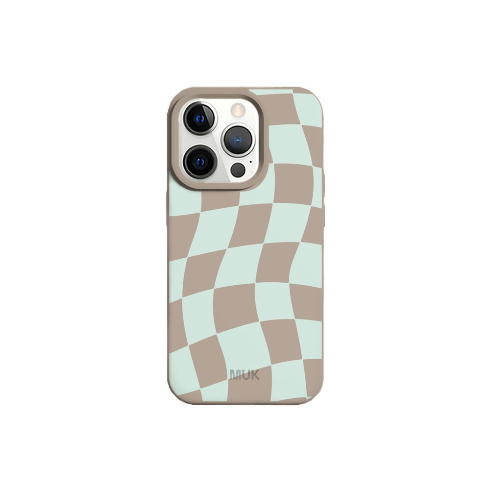 TPU stone mobile case with chess design
