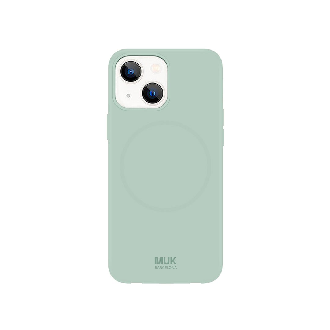 Funda de móvil compatible con MagSafe básica de color lila. Fundas de móvil con carga inalámbrica (a partir del iPhone12).
