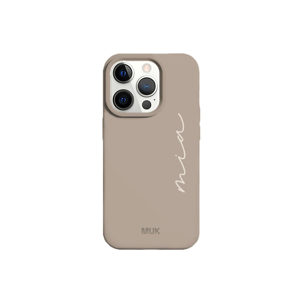 Stone TPU mobile phone case with personalized name design
