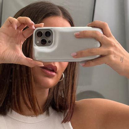 Funda de móvil Silver Puffy - Laura Escanes