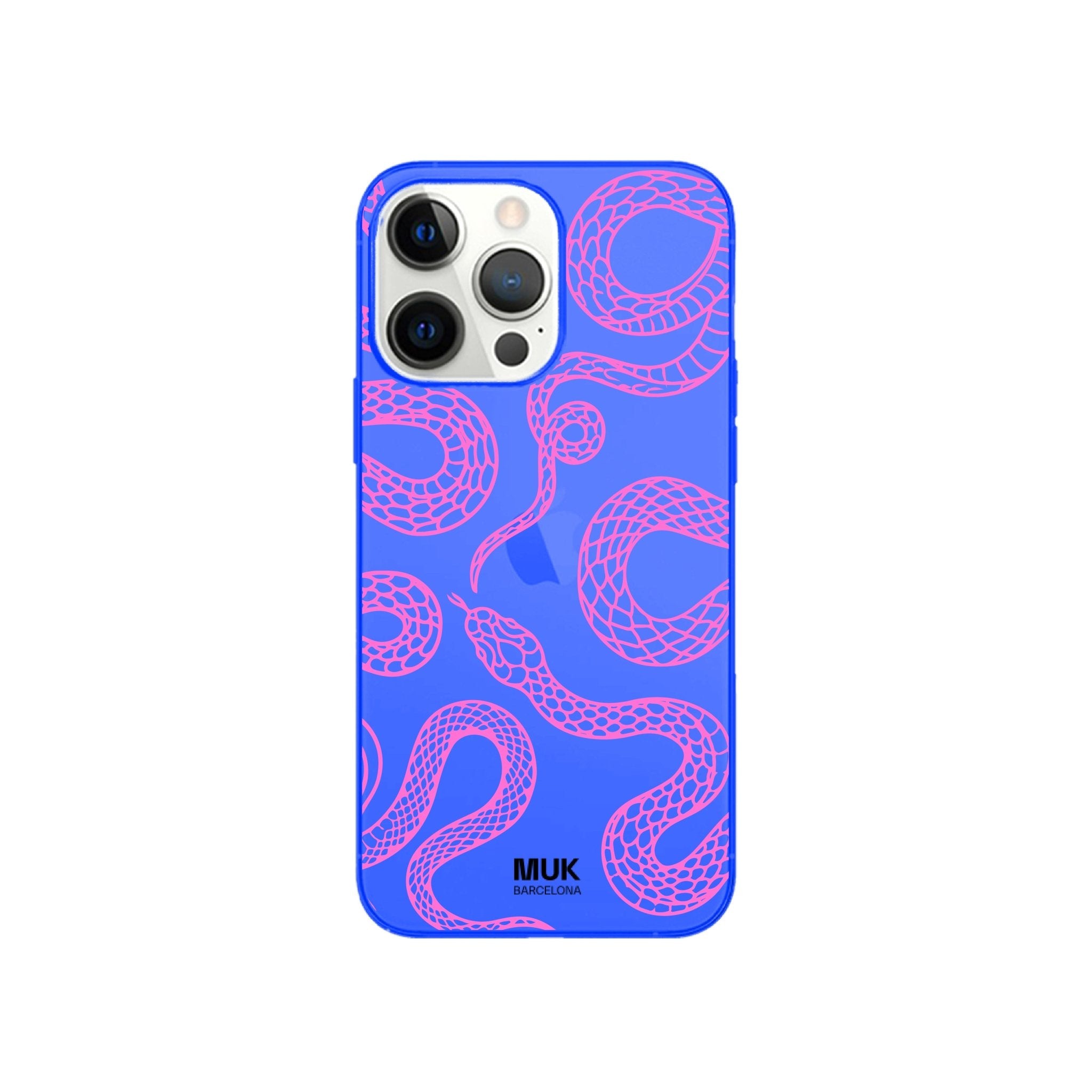 Funda de móvil Snake - Fluor Blue