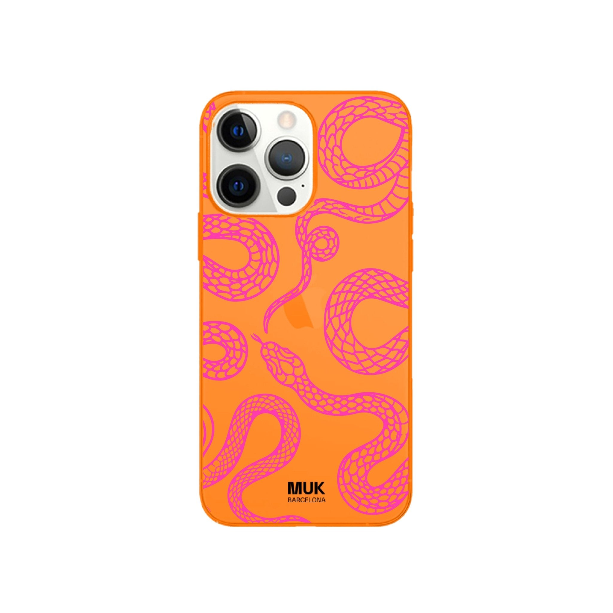 Funda de móvil Snake - Fluor Orange