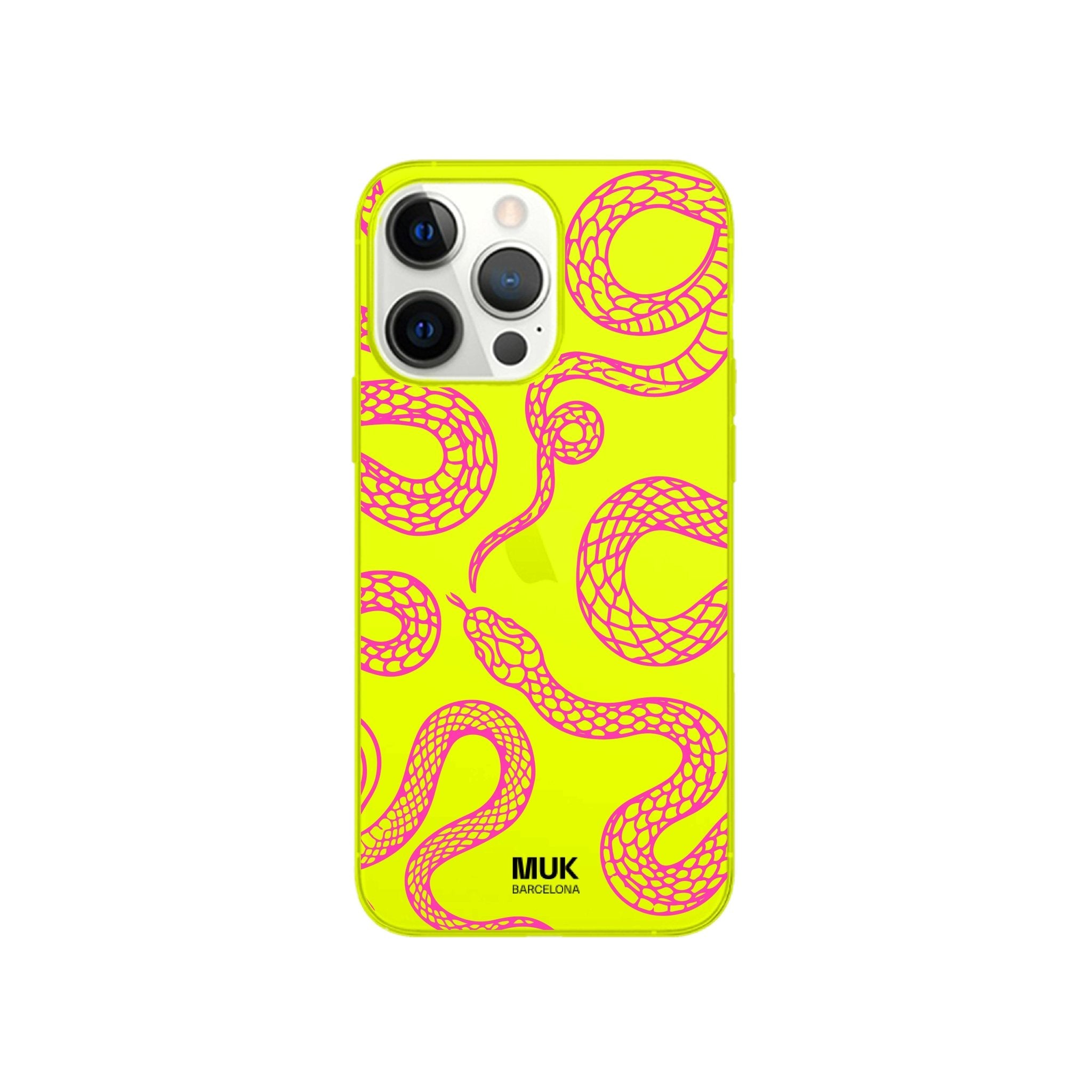 Funda de móvil Snake - Fluor Yellow