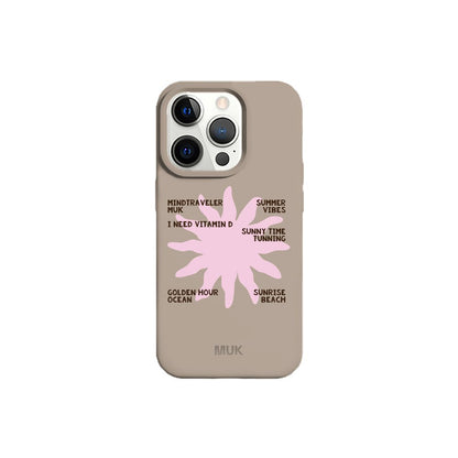 Funda de móvil Soleil Print MUK x Mindtraveler - Stone