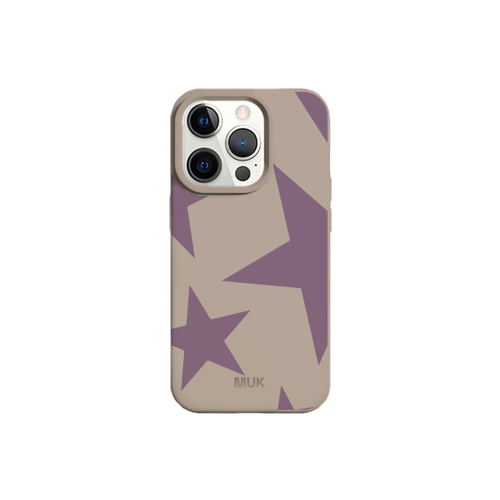 TPU stone mobile case with star design
