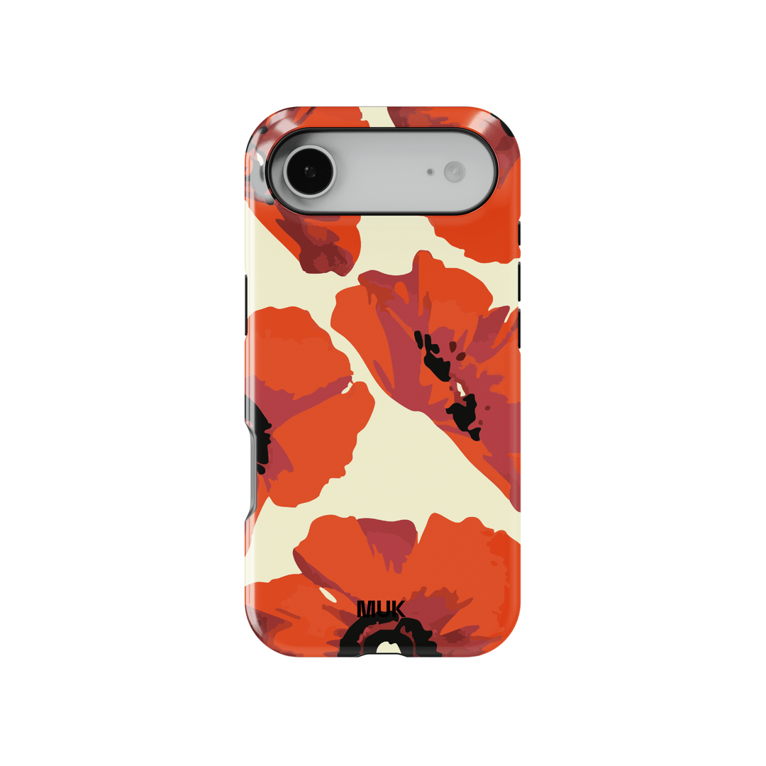 Tough Magsafe phone case - Poppies Yellow