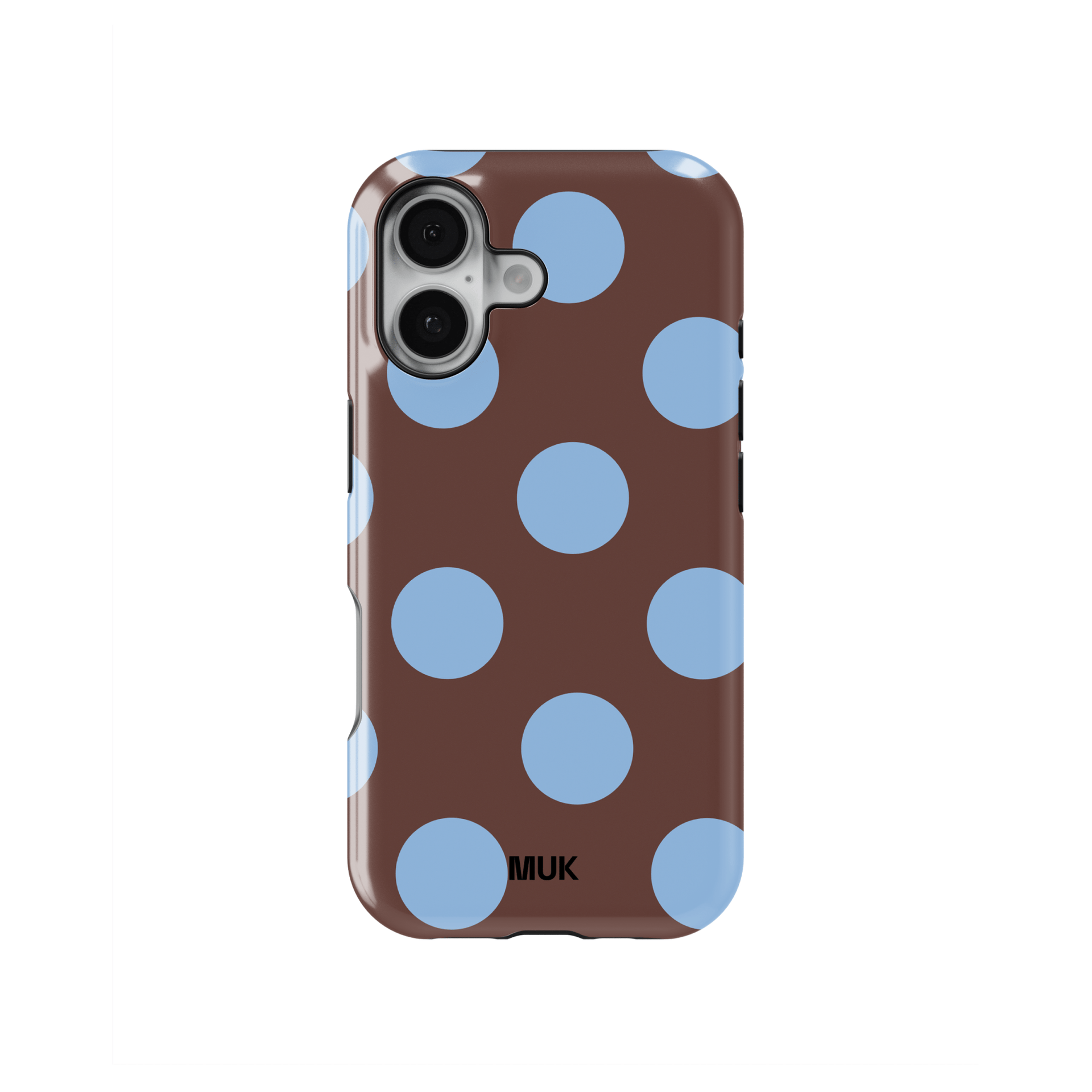 Tough Magsafe Phone Case Big Dots Brown Blue – Muk Barcelona