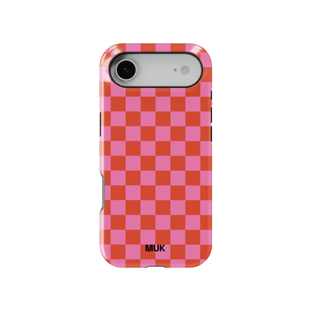 Tough Magsafe Phone Case - Chess Pink Red