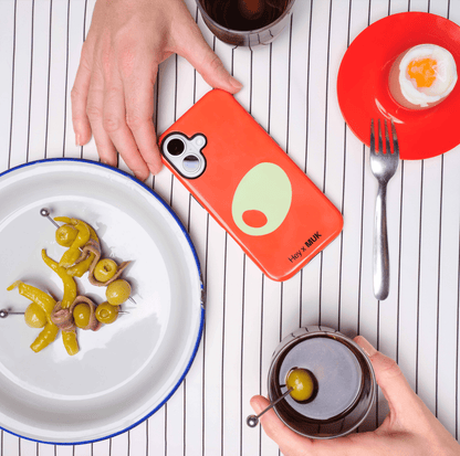 Funda de móvil Tough Magsafe - Olive - Hey x Muk