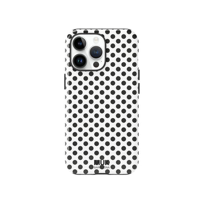 Funda de móvil Tough Magsafe - Polka Dots White