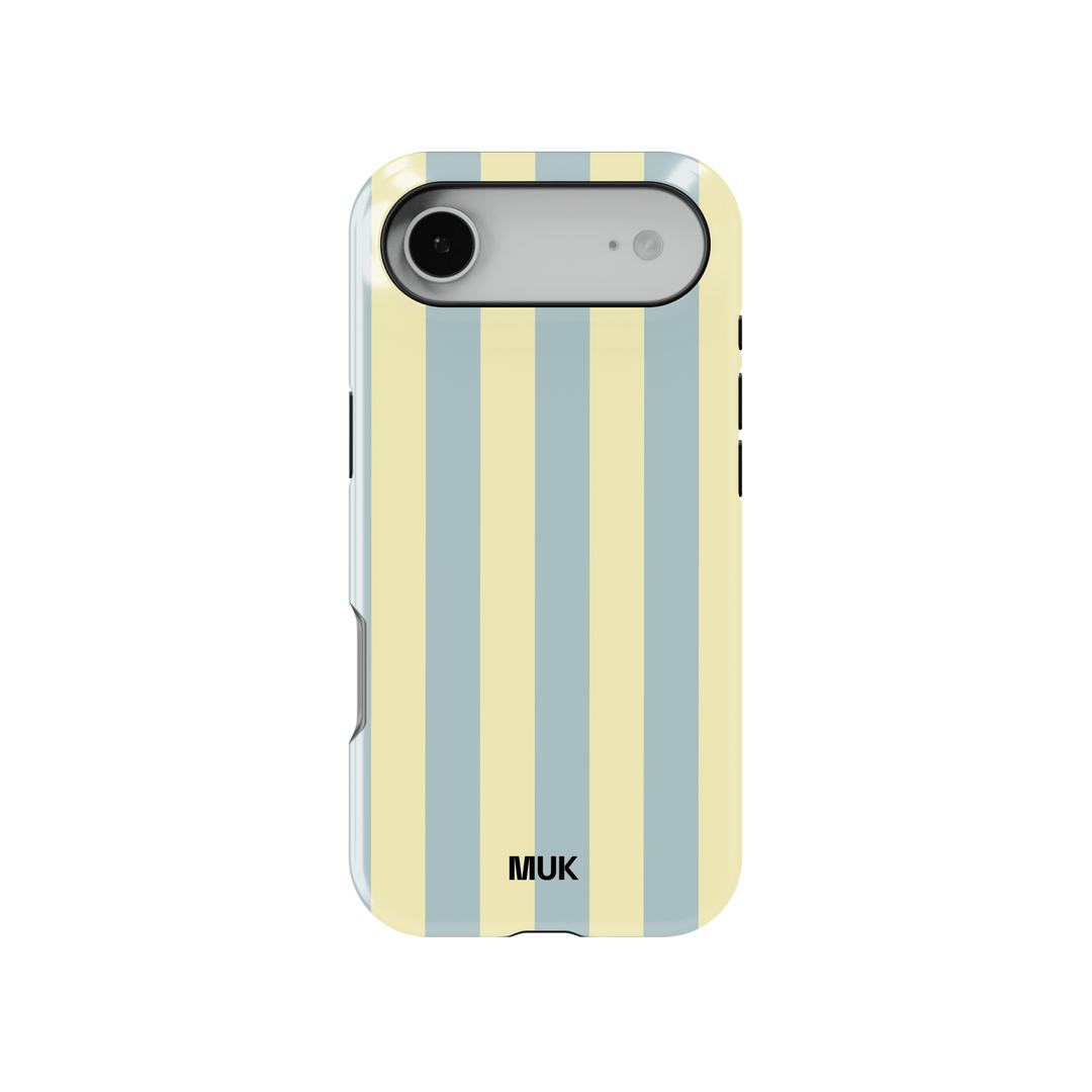 Funda de móvil Tough Magsafe - Stripes Blue Yellow