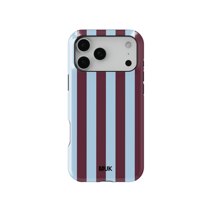 Funda de móvil Tough Magsafe - Stripes Brown Blue